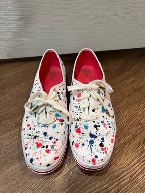 Kate Spade x Keds Paint Splatter Sneakers US 8.5 EUR 39.5